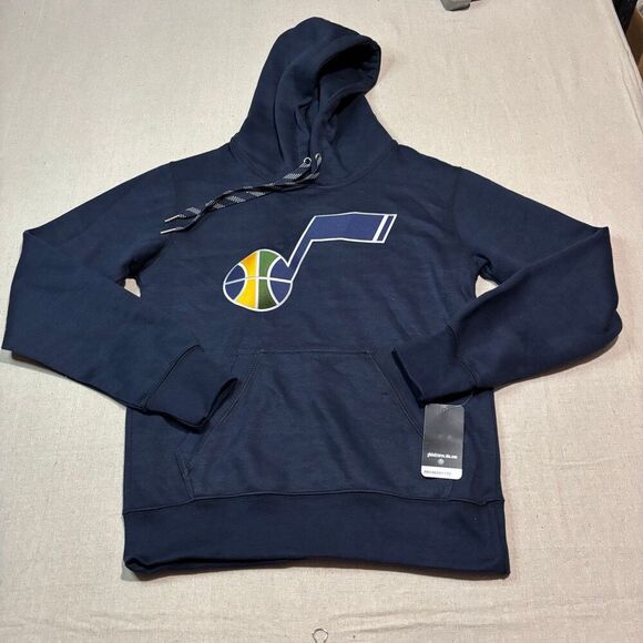 NWT Utah Jazz NBA Hoodie Hooded Sweatshirt Navy Blue Men’s Sz Small See pictures - Picture 2 of 6
